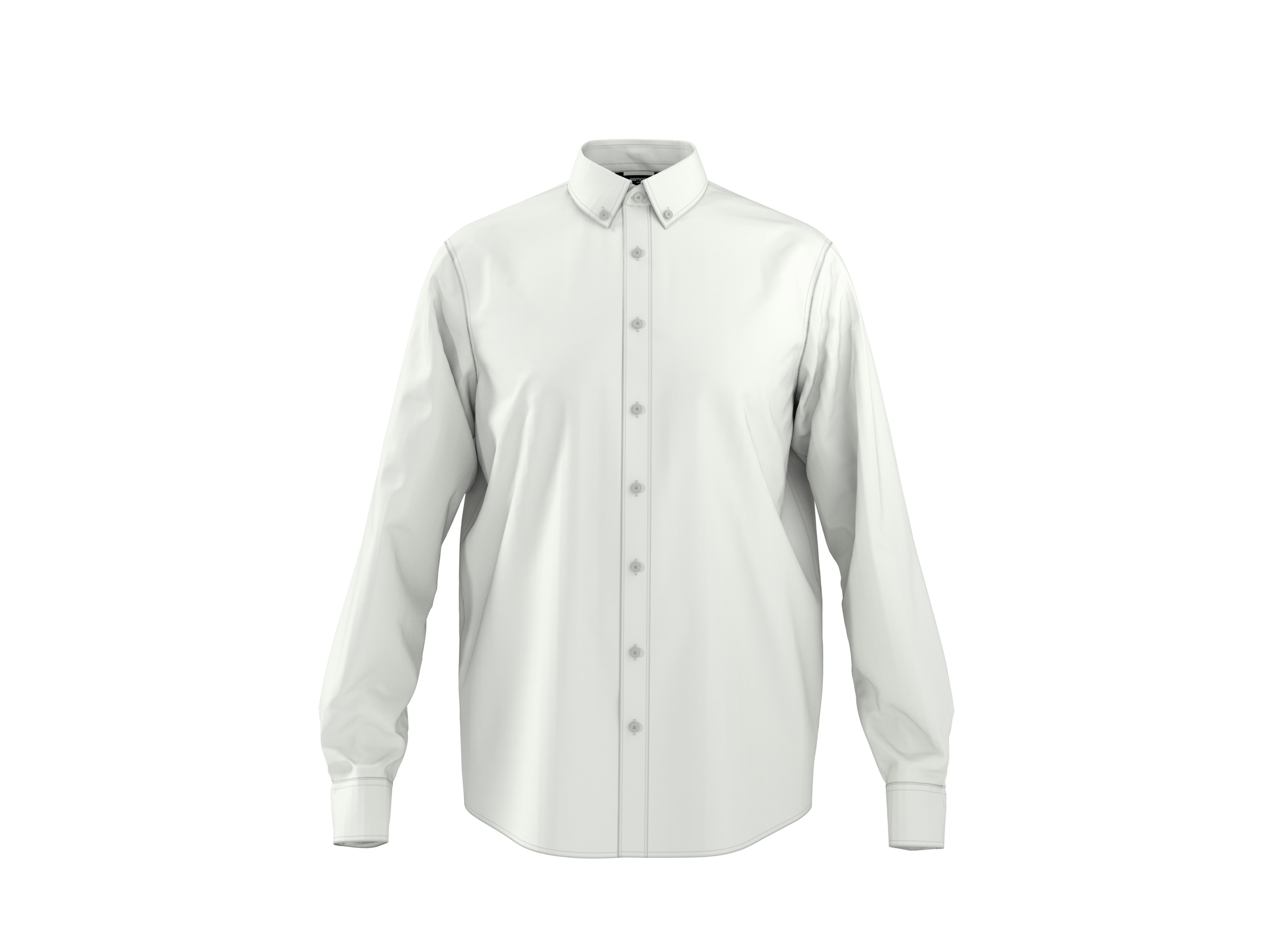 ESMARA MEN Herren Freizeithemd mit Leinen (Weiß, XL(43/44))