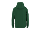 Dunkelgrüner Hoodie, Rückansicht.