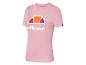 Ein rosafarbenes Ellesse T-Shirt mit Logo.
