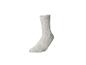 Weißer gerippter Socken