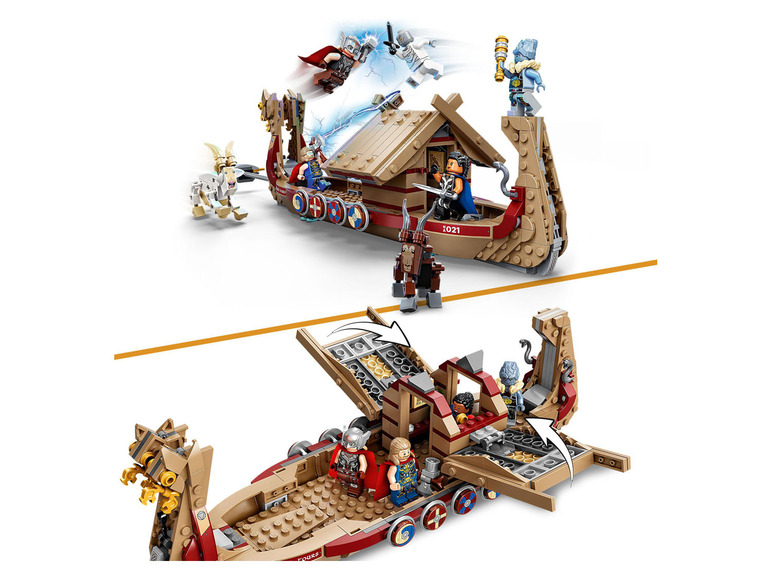 Gehe zu Vollbildansicht: LEGO® Marvel Super Heroes 76208 »Das Ziegenboot« - Bild 3