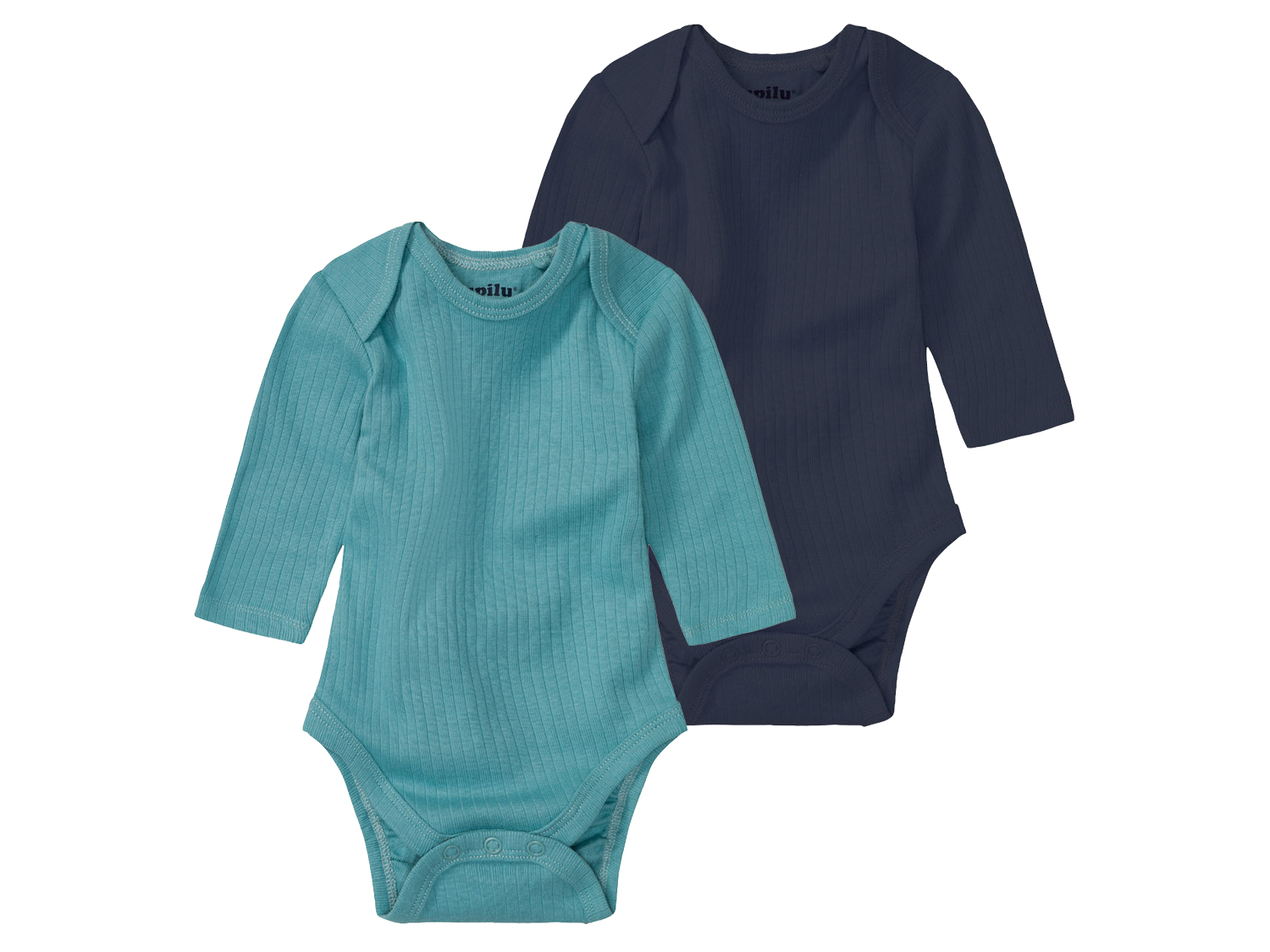 lupilu® Baby Bodies (navy/grün, 62/68) | 04055332094087