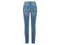 Blaue Skinny Jeans für Damen.