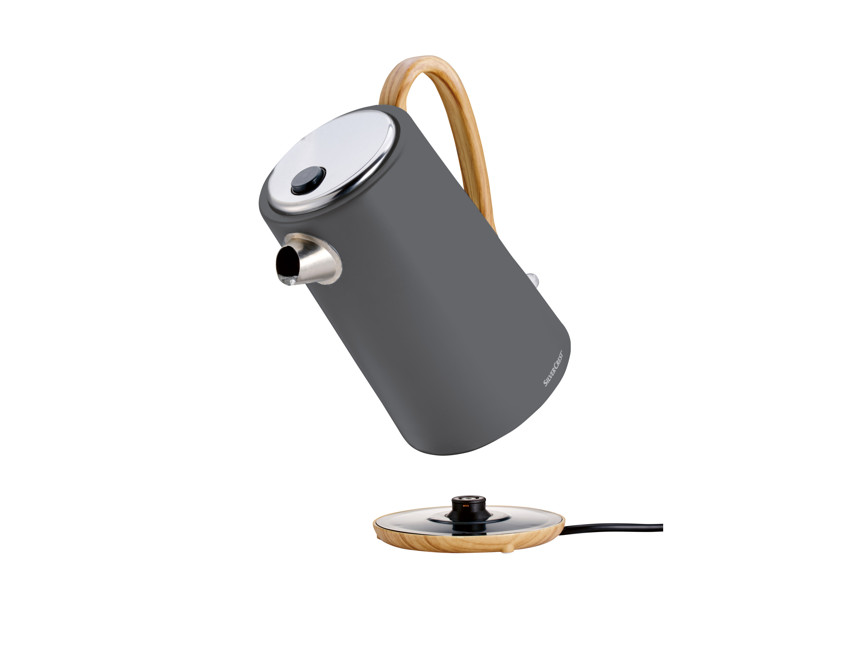 Thumbnail - SILVERCREST® KITCHEN TOOLS Wasserkocher Holzdesign EDS SWKH 3000 B2/SOWKH 3000 B2/SWKH 2400 B2 (Grau)