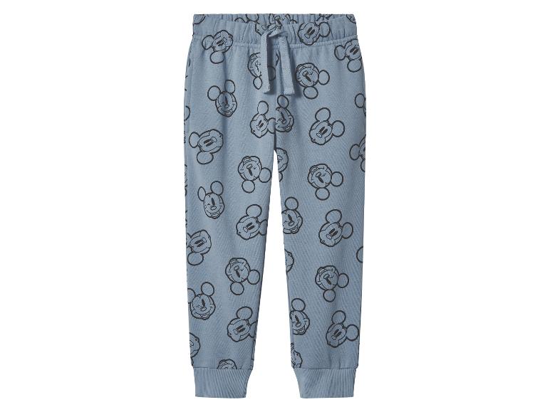 Blaue Jogginghose mit Mickey-Mouse-Aufdruck