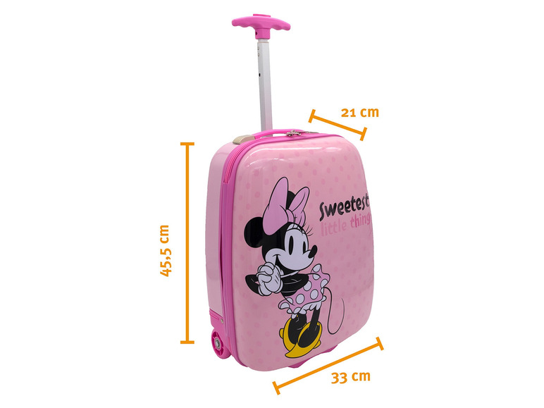 Gehe zu Vollbildansicht: Undercover »Minnie Mouse« Polycarbonat Trolley 16', Koffer - Bild 5