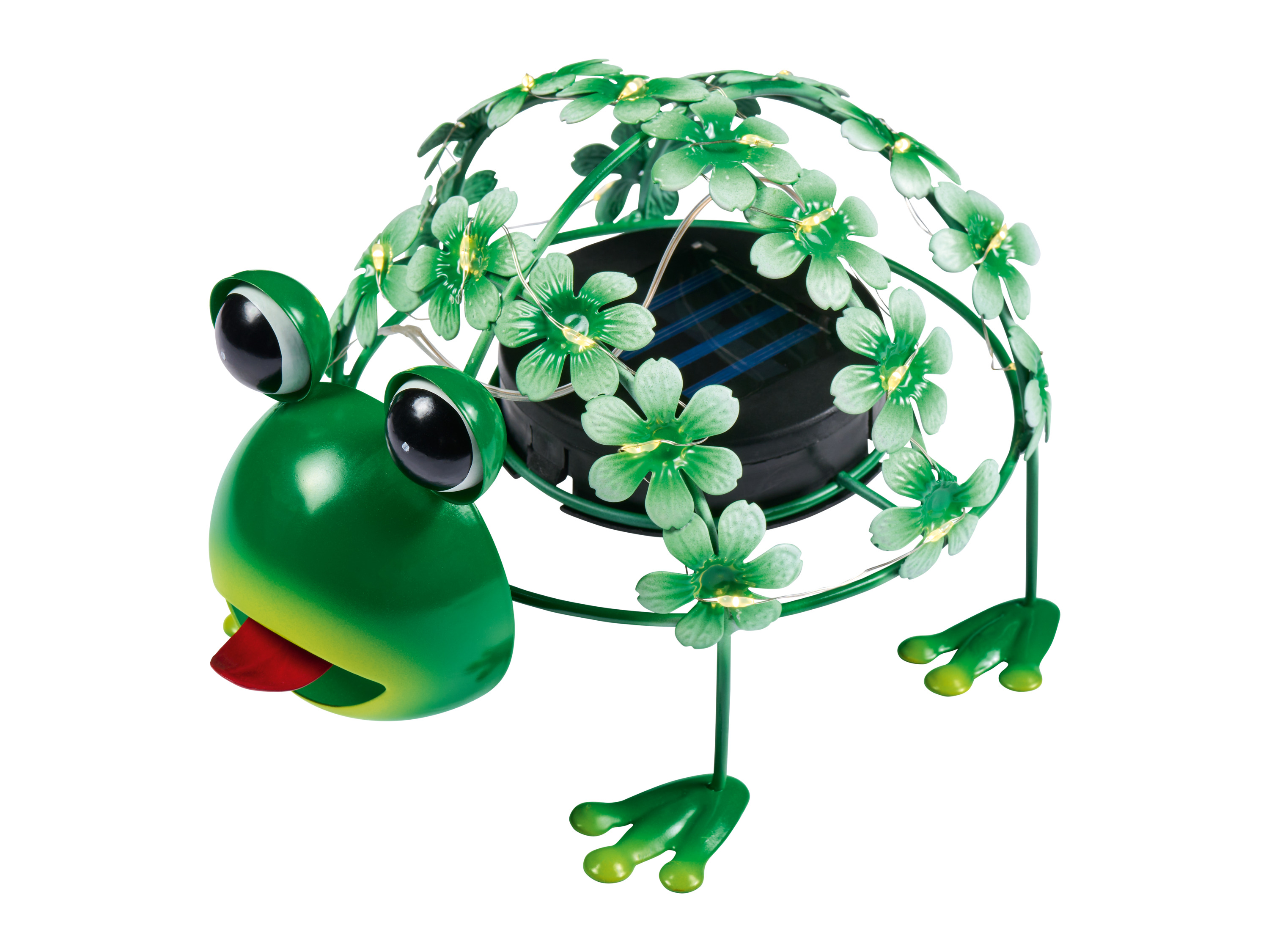 LIVARNO HOME Gartentiere Metall Solar LED (Frosch) – Bild 2 von 4