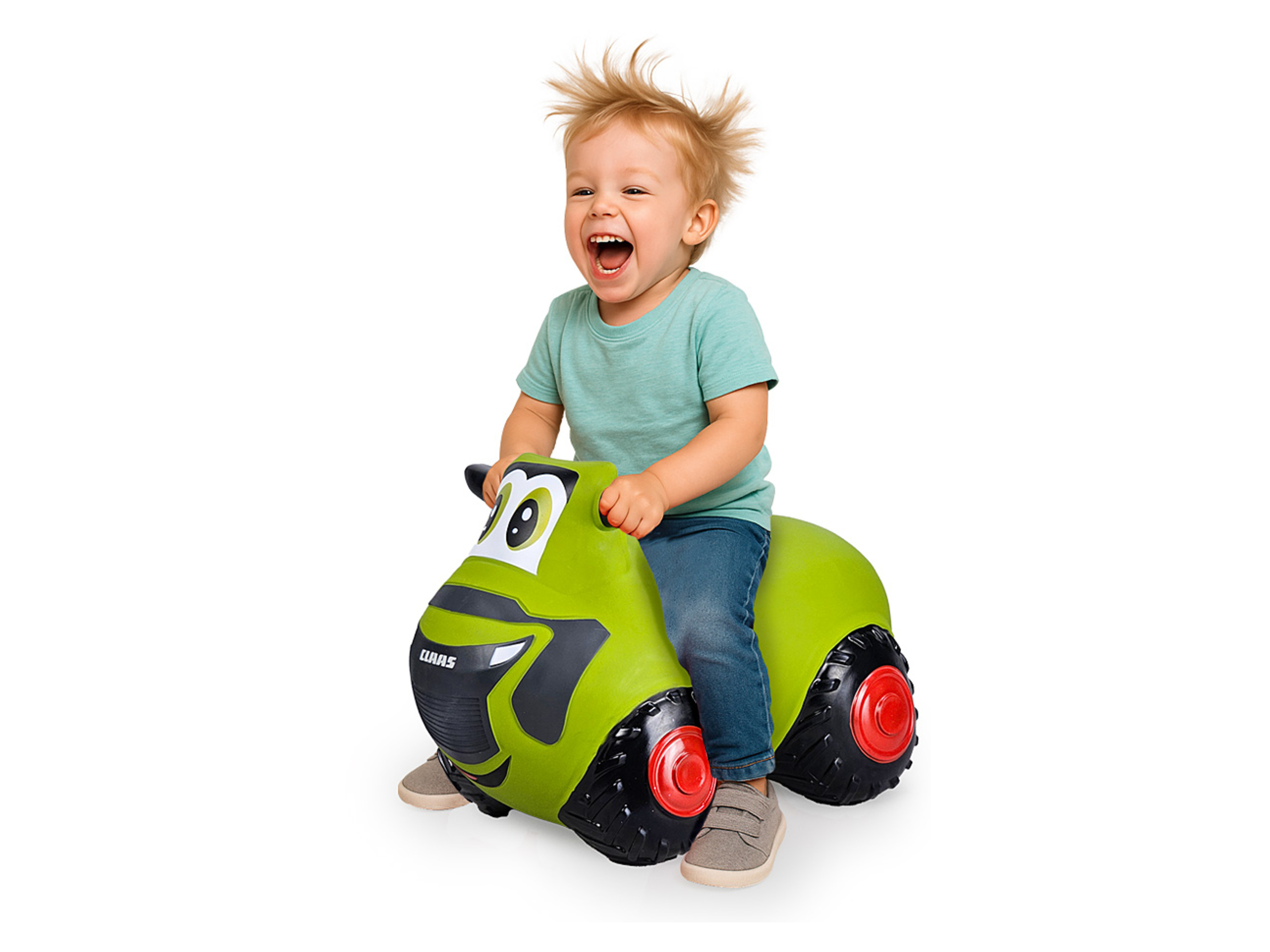 Jamara Hüpftraktor Claas – Bild 2 von 4