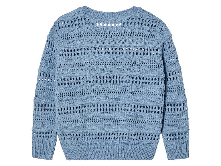 Kinder Strickpullover, mit Lochstrickmuster