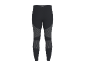 Dunkelgraue Sportleggings mit gemusterten Einsätzen