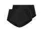 Zweierpack schwarze High-Waist-Slips mit Spitzendetails