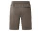 Braune Herren-Sweatshorts, Rückansicht