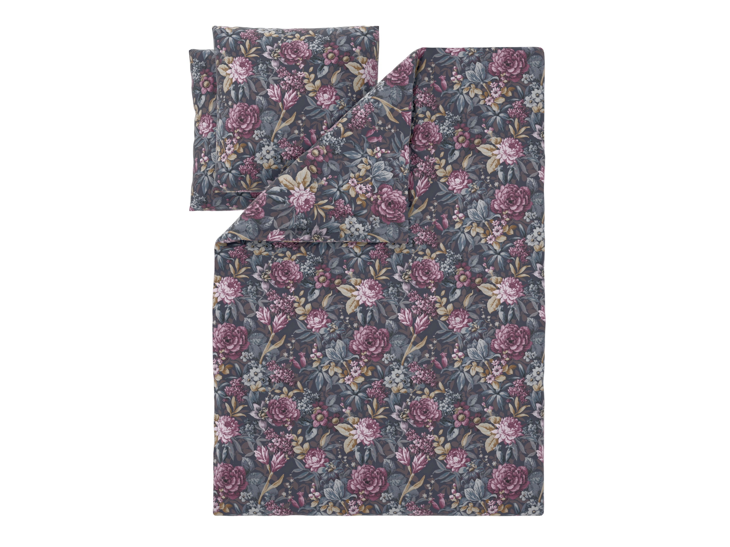 LIVARNO® Renforcé-Bettwäsche, 200 x 220 cm (Blumen)