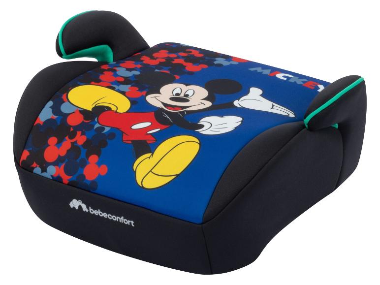 Blauer Bebeconfort Kindersitz mit Mickey Mouse Design