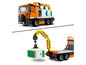 LEGO City Recycling-Lkw mit einem Arm zum Heben von Containern.