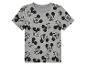 Ein graues T-Shirt mit Mickey Mouse-Aufdruck.