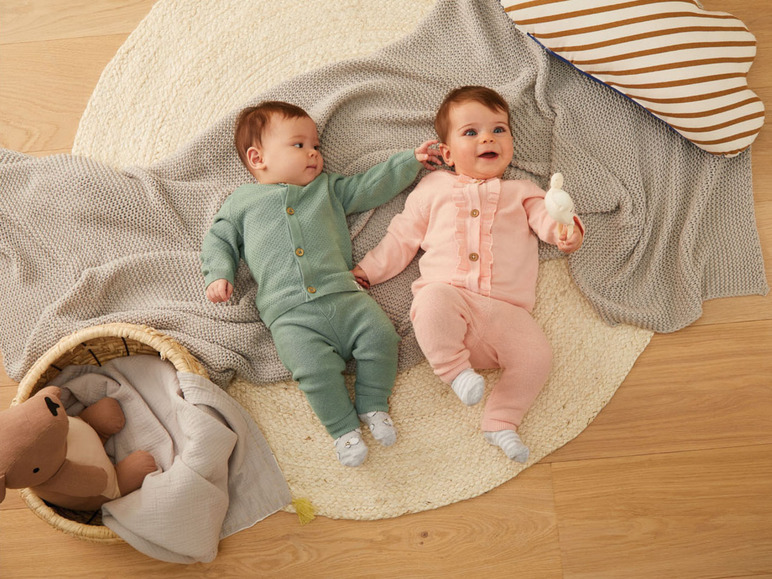 Gehe zu Vollbildansicht: lupilu Baby Mädchen Strickjacke, aus reiner Bio-Baumwolle - Bild 12