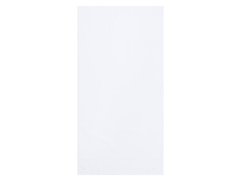 Textur eines weißen Handtuchs