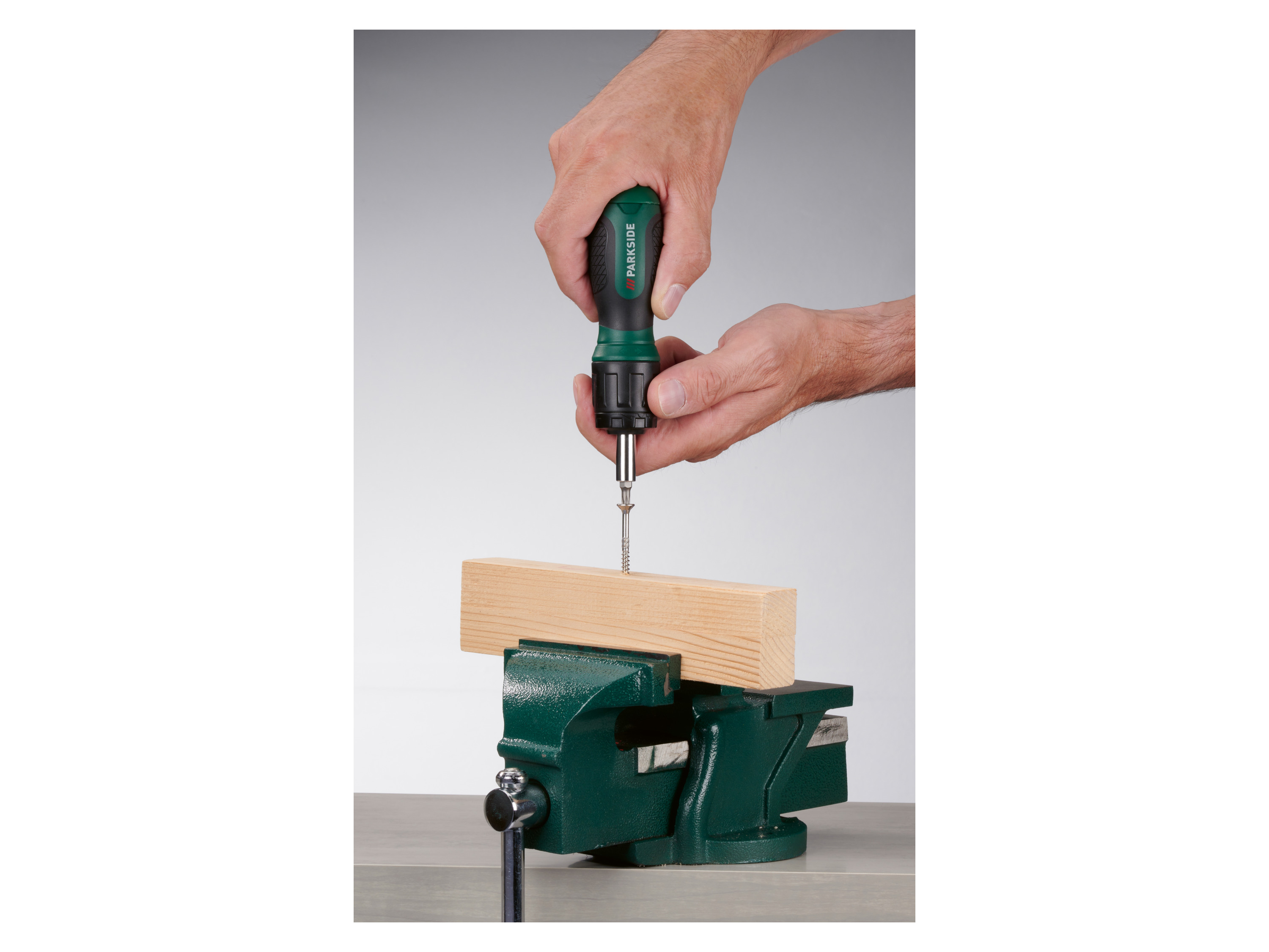 PARKSIDE® Schraubendreher mit Ratschenfunktion »PSRB 31 A1« und Bits, 31-teilig – Bild 2 von 4