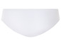 Weißer Bikini-Höschen.