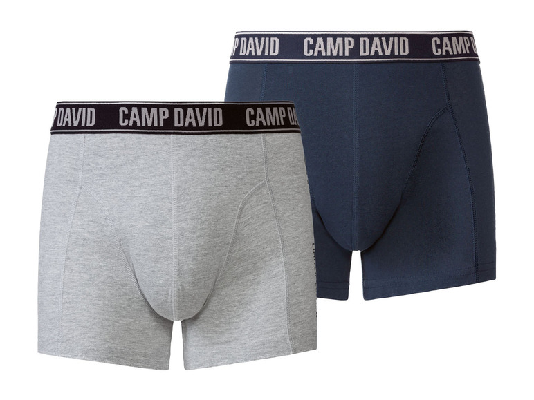 Gehe zu Vollbildansicht: Camp David Herren Boxershorts, 2 Stück, körpernah geschnitten - Bild 7