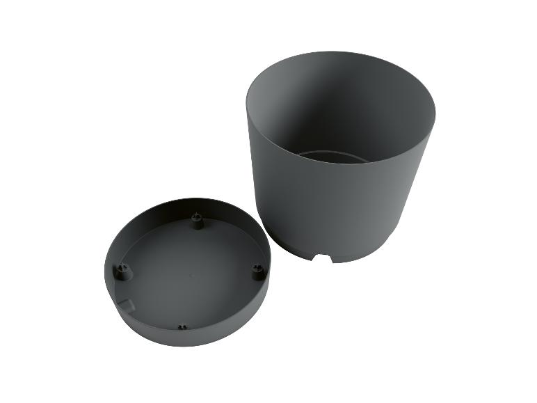 16er-Set Blumentopf-Untersetzer Aus Kunststoff – 4 Größen, Inkl. 18 Pflanzenetiketten (6 Farben) Für Innen & Außen