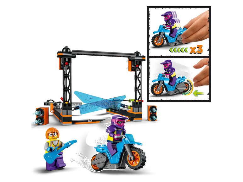 Gehe zu Vollbildansicht: LEGO® City 60340 »Hindernis-Stuntchallenge« - Bild 4