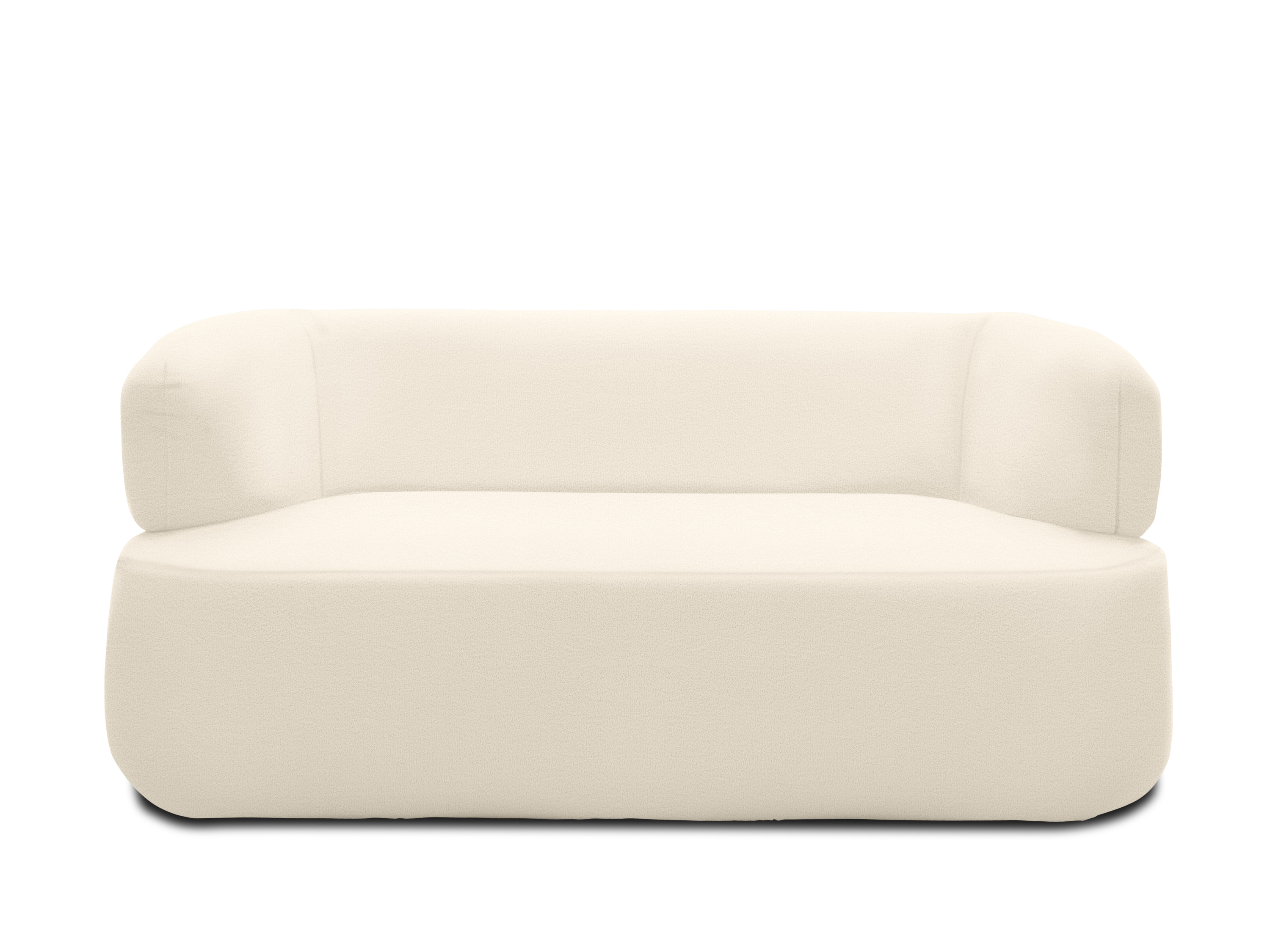 Thumbnail - Domo 2-Sitzer Sofa  / Sessel »Calais«, im modernen Design (2 Sitzer, 160 x 86 cm, Creme)