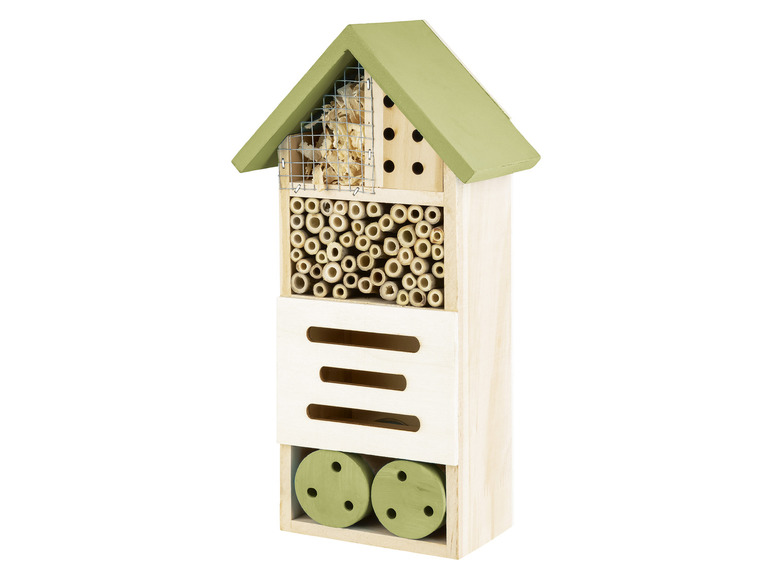 Gehe zu Vollbildansicht: Insektenhotel / Vogelhäuschen, aus Holz - Bild 8