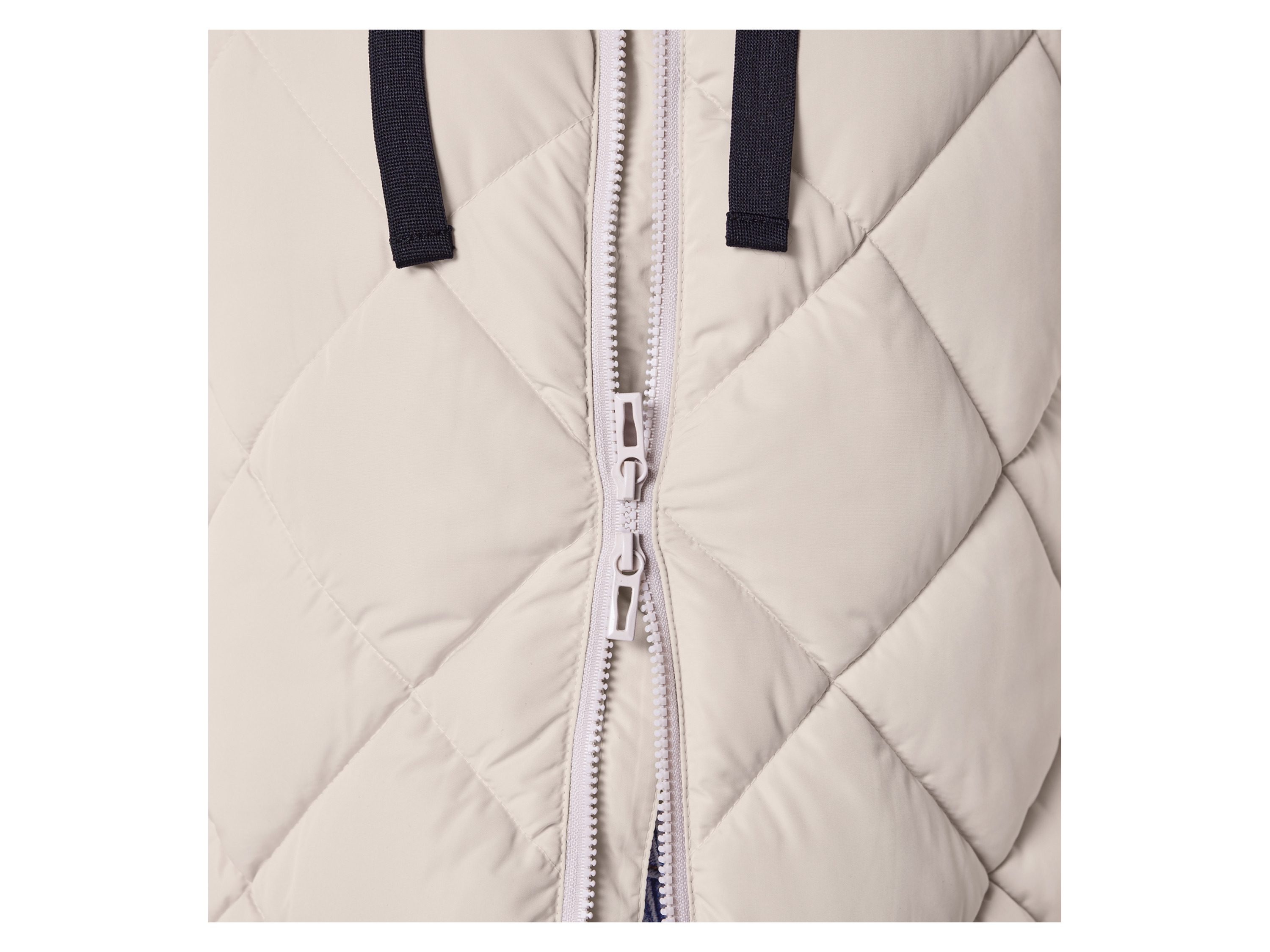 Thumbnail - esmara® Damen Longweste, mit Kapuze (Beige, XS(32/34))