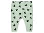 Grüne Baby-Leggings mit Mickey Mouse-Muster.