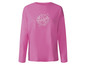 Rosa Langarmshirt mit Sternendesign.