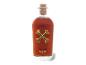 Eine Flasche Rum mit einem goldfarbenen Etikett, das ein 'X'-Design und den Text 'The Original' zeigt.