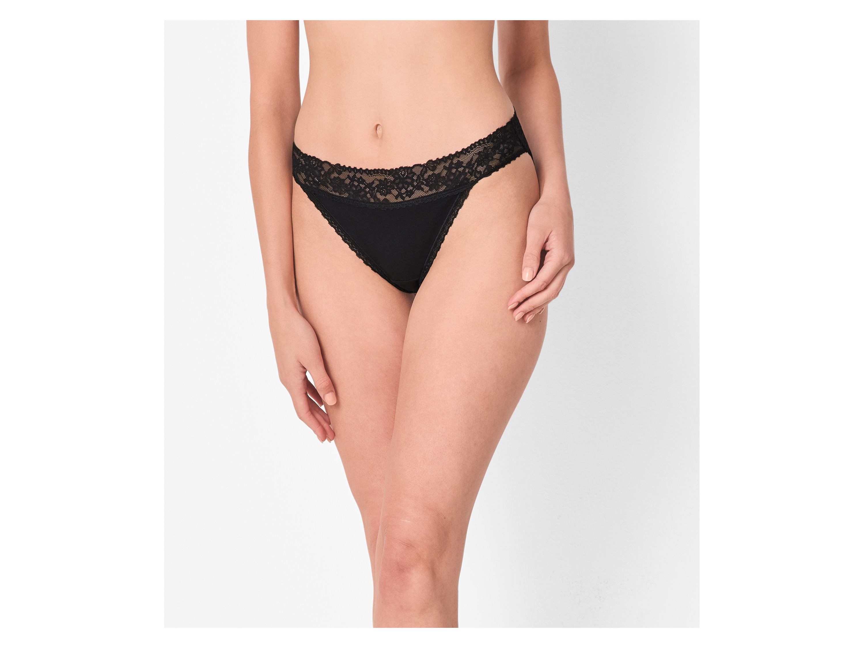 Thumbnail - esmara® Damen Slip, 5 Stück (Schwarz, M(40/42))