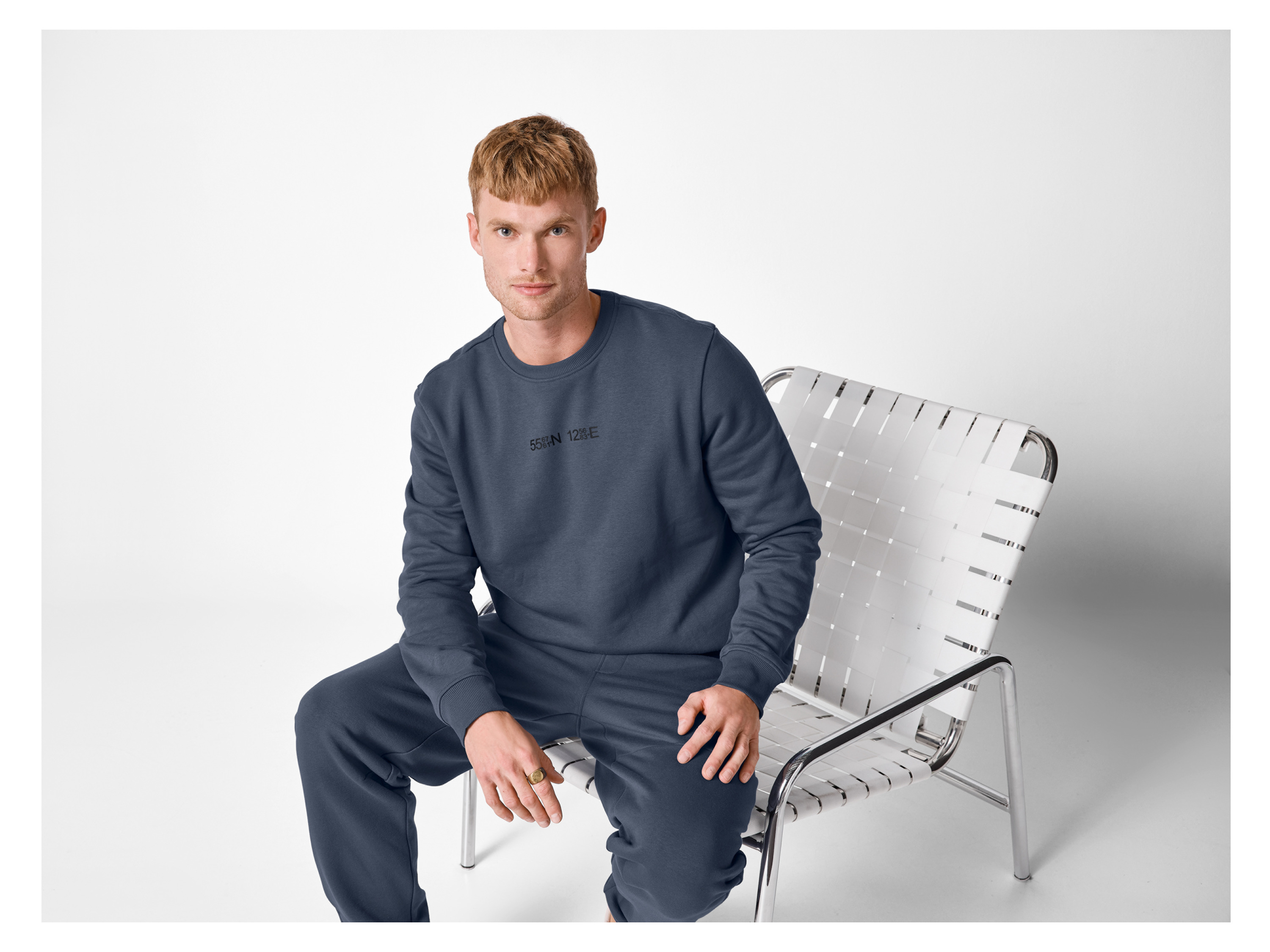 Thumbnail - esmara Men Herren Sweatshirt (Blau, M (48/50))