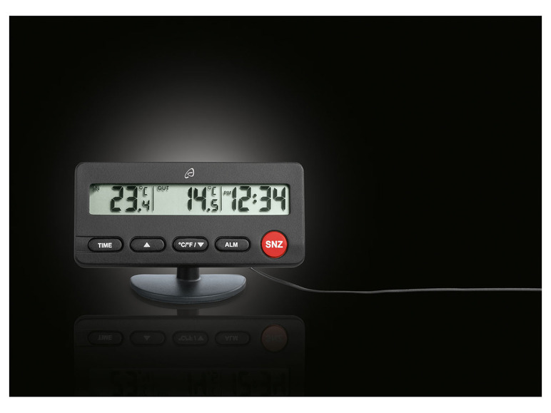 Gehe zu Vollbildansicht: AURIOL® Digital-Autothermometer, mit Außensensor - Bild 4
