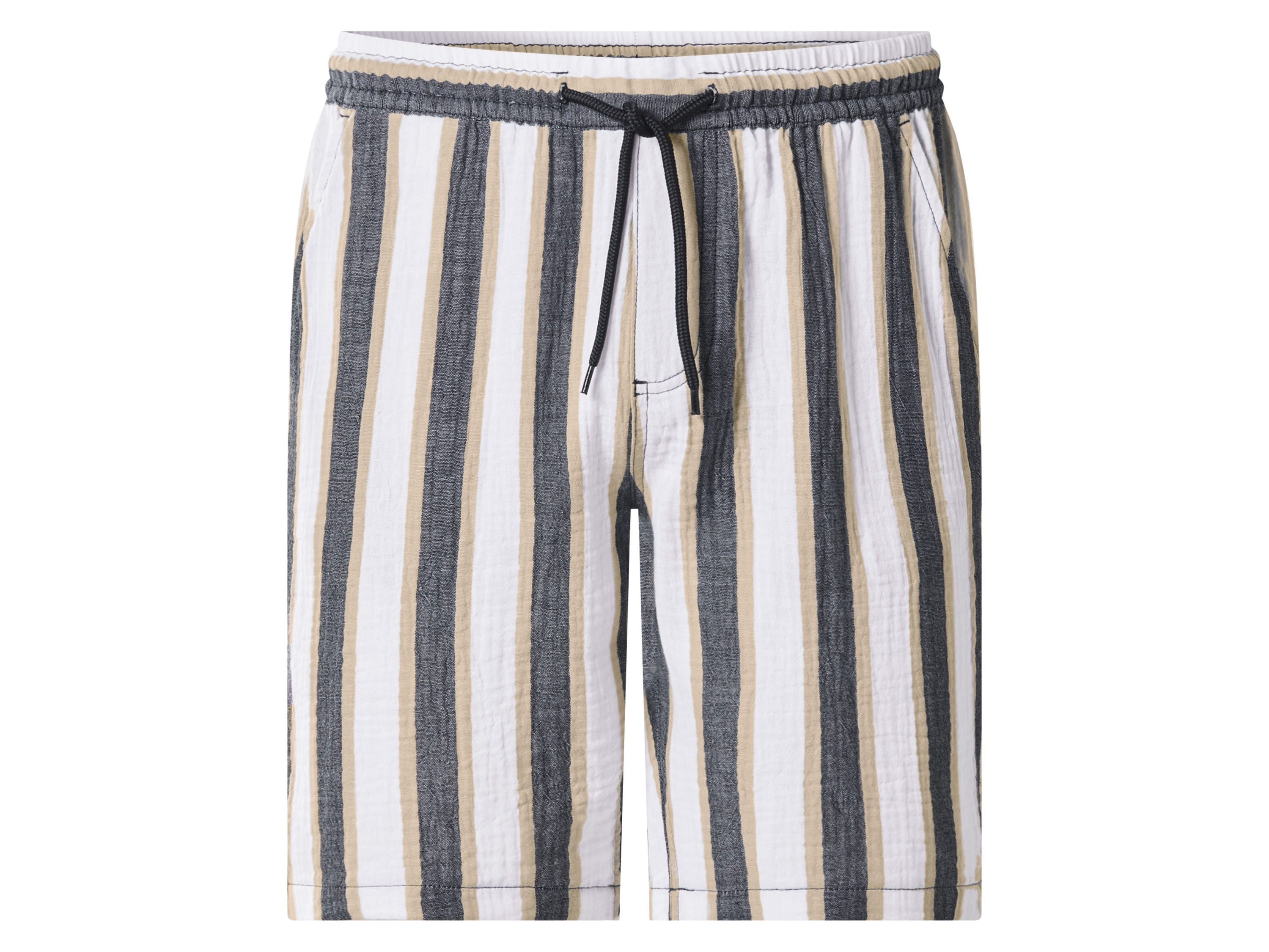 ESMARA MEN Musselin-Shorts (Streifen, M (48/50))""