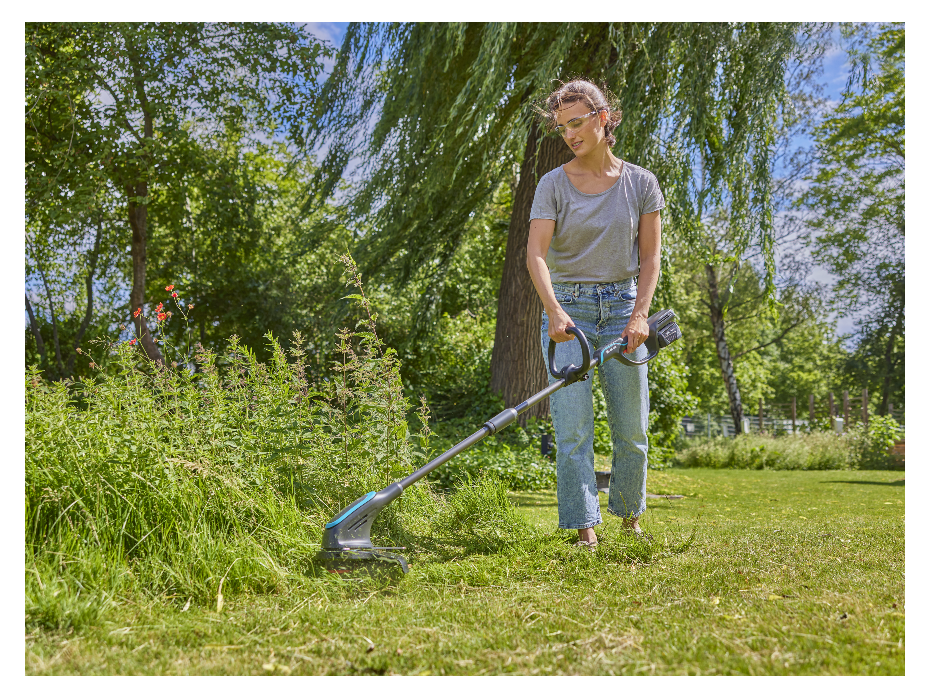 GARDENA Akku-Trimmer »PowerTrim 30/18V P4A«, Ready-To-Use Set – Bild 2 von 4