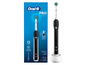 Eine Oral-B Pro Clean elektrische Zahnbürste mit Ladestation.