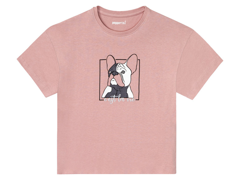 Gehe zu Vollbildansicht: PEPPERTS® Mädchen T-Shirts, 3 Stück, aus reiner Baumwolle - Bild 16