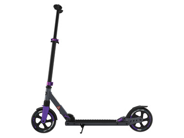 CRIVIT Aluminium-Scooter Big Wheel (schwarz/lila)