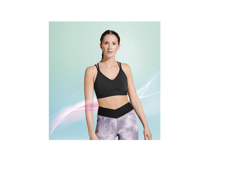 Gehe zu Vollbildansicht: CRIVIT Damen Sport-Bustier, Light Level, kühlend - Bild 3