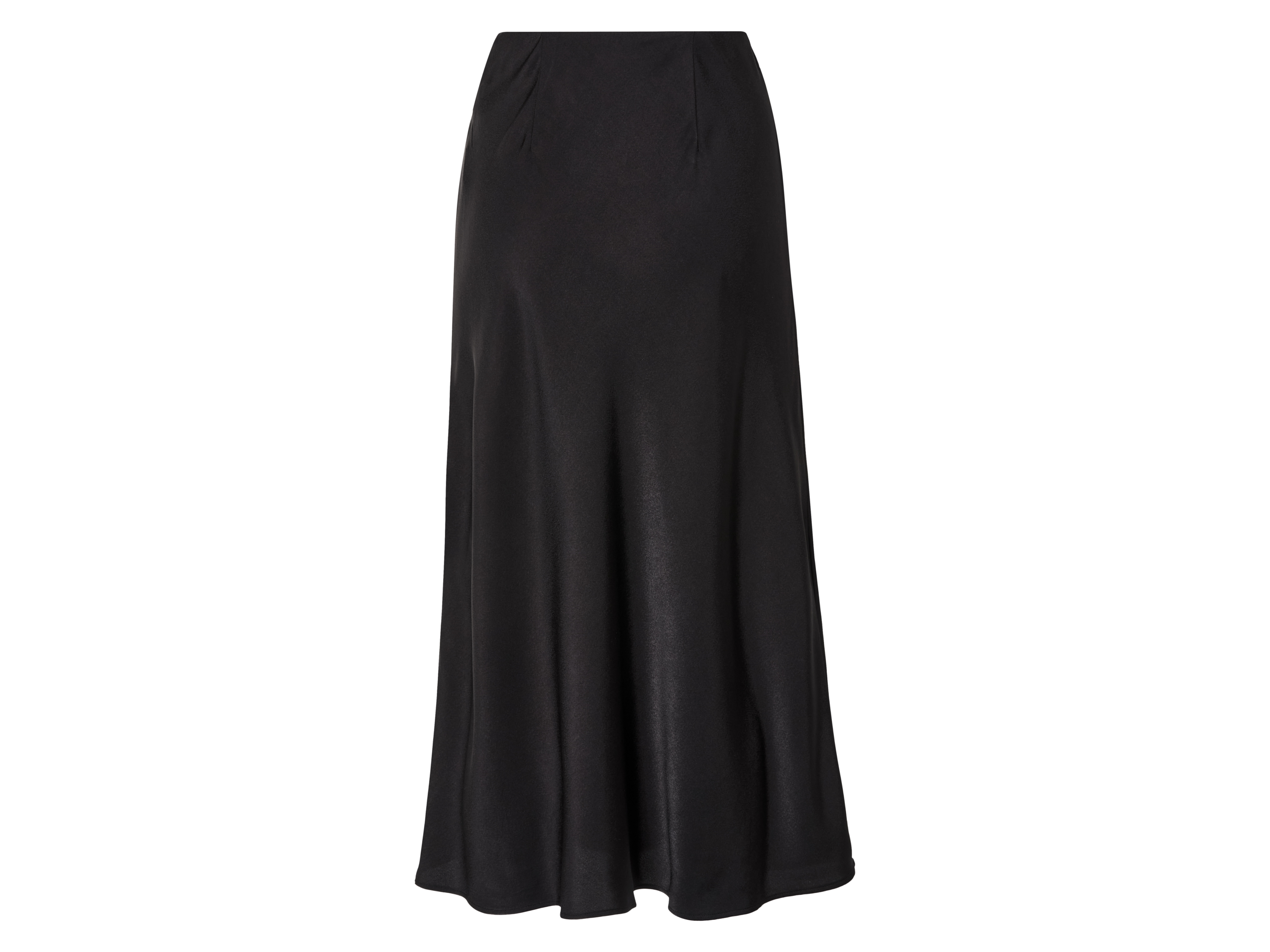 Thumbnail - esmara® Damen Satin-Rock, mit hoher Leibhöhe (Schwarz, 44)