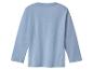 Hellblaues Kinder-Langarmshirt, Rückansicht