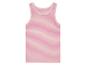 Ein rosa gestreiftes Tanktop für Mädchen.