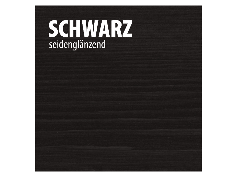 Muster schwarzes Holz, seidenmatt.