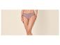 Damen-Slip mit Spitzenbesatz in Beige.