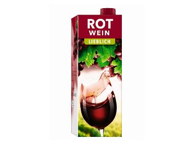 Rotwein lieblich, 1,5-l-Packung, Rotwein