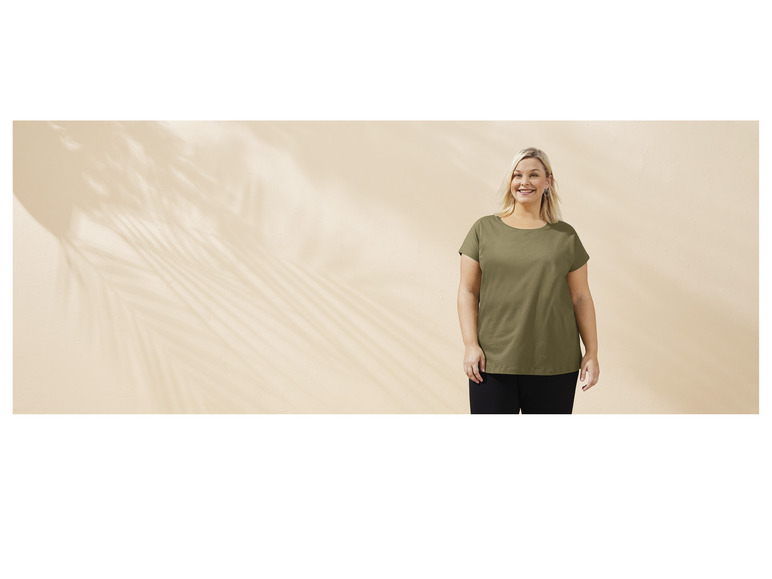 Gehe zu Vollbildansicht: esmara® Damen T-Shirt aus reiner Baumwolle - Bild 3