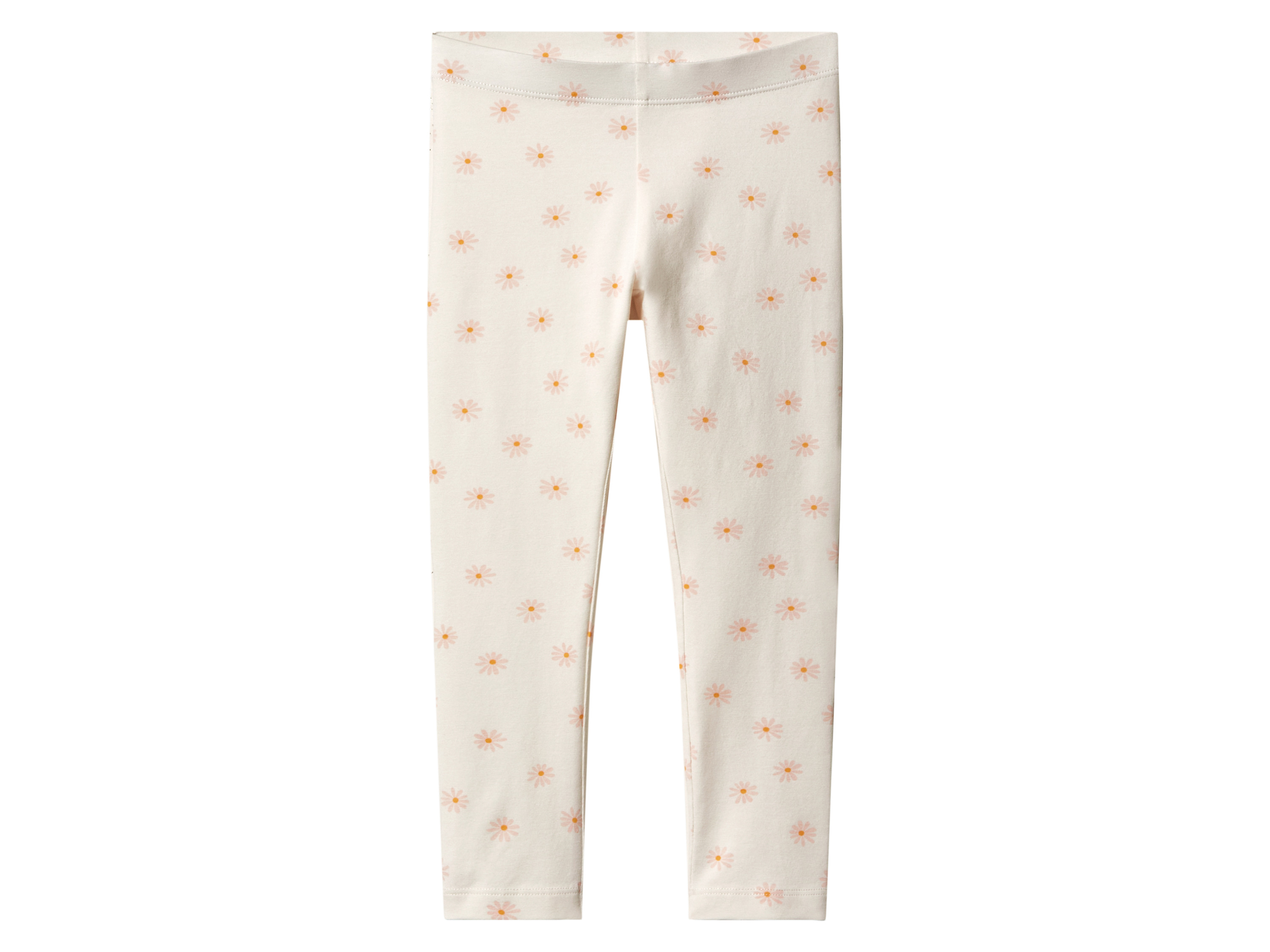 Thumbnail - lupilu® Kleinkinder Mädchen Leggings 2er (Weiß/Grün, 110/116)